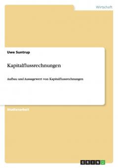 Kapitalflussrechnungen
