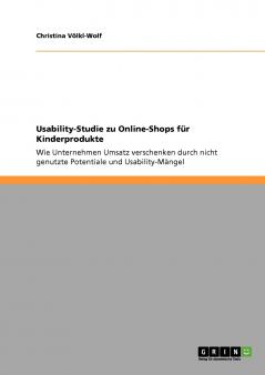 Usability-Studie zu Online-Shops  für Kinderprodukte