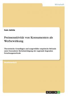 Preissensitivität von Konsumenten als Werbewirkung