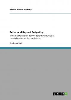 Better und Beyond Budgeting