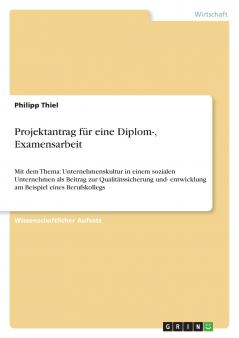 Projektantrag f��r eine Diplom- Examensarbeit
