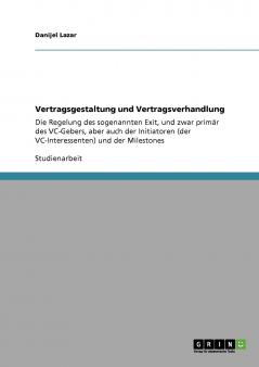 Vertragsgestaltung und Vertragsverhandlung