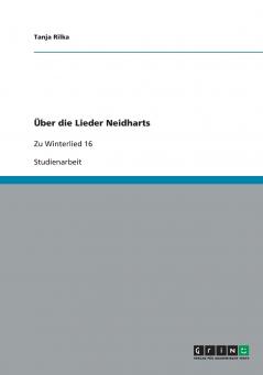 Über die Lieder Neidharts
