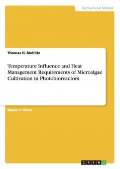 Temperature Influence and Heat Management Requirements of Microalgae Cultivation in Photobioreactors