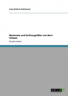 Merkmale und Einflussgrößen von Born Globals