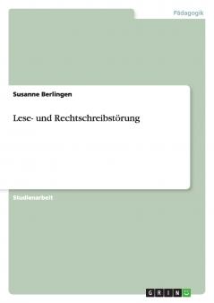 Lese- und Rechtschreibstörung