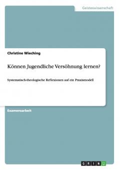 Können Jugendliche Versöhnung lernen?