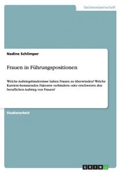 Frauen in Führungspositionen