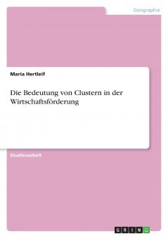 Die Bedeutung von Clustern in der Wirtschaftsf��rderung