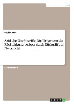 Zeitliche Überbegriffe