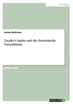 Daudet's Sapho und der franz��sische Naturalismus