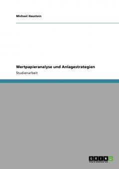 Wertpapieranalyse und Anlagestrategien