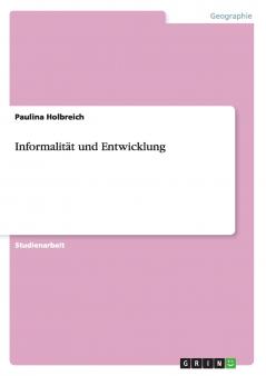 Informalität und Entwicklung