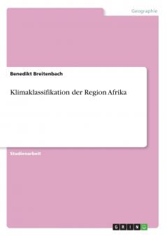 Klimaklassifikation der Region Afrika