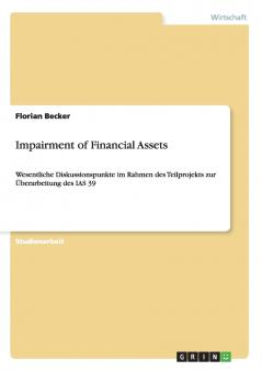 Impairment of Financial Assets