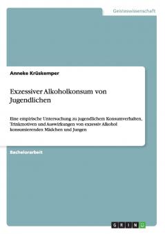 Exzessiver Alkoholkonsum von Jugendlichen