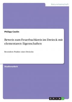 Beweis zum Feuerbachkreis im Dreieck mit elementaren Eigenschaften