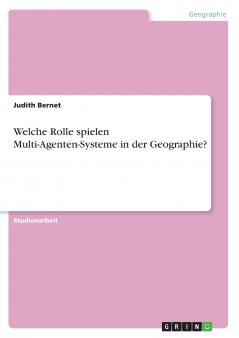 Welche Rolle spielen Multi-Agenten-Systeme in der Geographie?