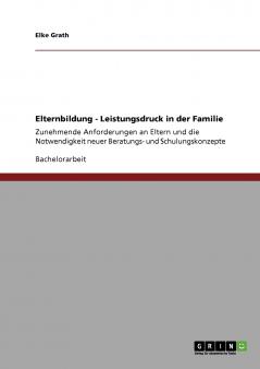 Elternbildung - Leistungsdruck in der Familie