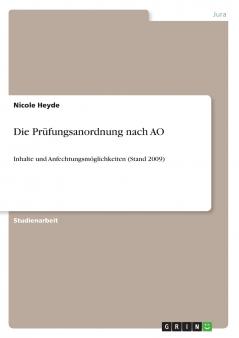 Die Prüfungsanordnung nach AO