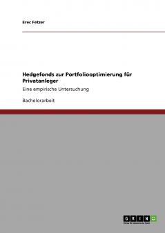 Hedgefonds zur Portfoliooptimierung für Privatanleger