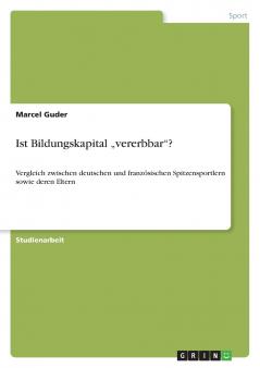Ist Bildungskapital „vererbbar?