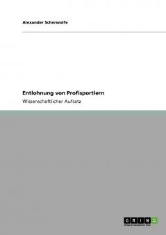 Entlohnung von Profisportlern
