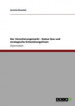 Der Versicherungsmarkt - Status Quo und strategische Entwicklungslinien