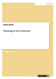 Planning in new Ventures
