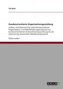 Kundenorientierte Organisationsgestaltung