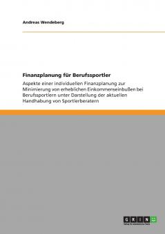 Finanzplanung für Berufssportler