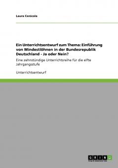 Ein Unterrichtsentwurf zum Thema