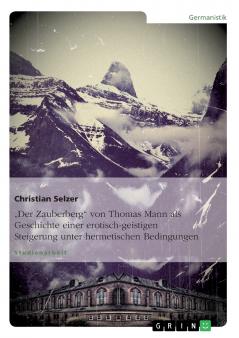 Der Zauberberg von Thomas Mann als Geschichte einer erotisch-geistigen Steigerung unter hermetischen Bedingungen