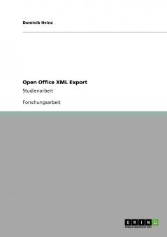 Open Office XML Export