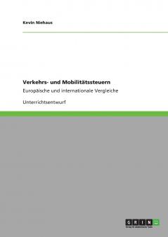 Verkehrs- und Mobilitätssteuern