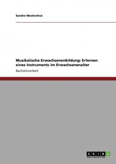 Musikalische Erwachsenenbildung