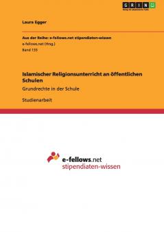 Islamischer Religionsunterricht an öffentlichen Schulen