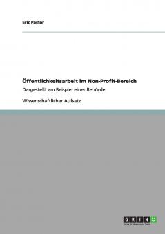 Öffentlichkeitsarbeit im Non-Profit-Bereich