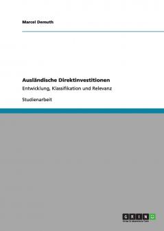 Ausländische Direktinvestitionen