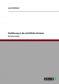 Einführung in die schriftliche Division