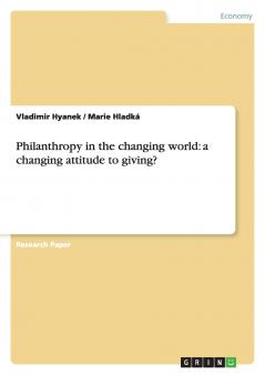 Philanthropy in the changing world