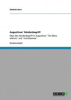 Augustinus' Sündenbegriff
