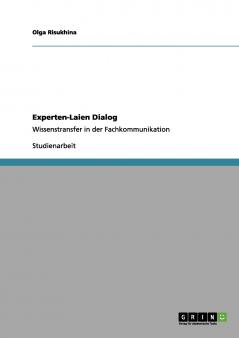 Experten-Laien Dialog