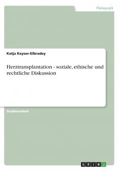 Herztransplantation - soziale ethische und rechtliche Diskussion