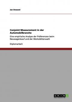 Conjoint Measurement in der Automobilbranche
