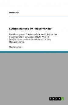 Luthers Haltung im Bauernkrieg