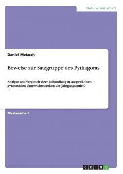 Beweise zur Satzgruppe des Pythagoras