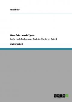 Meerfahrt nach Tyrus