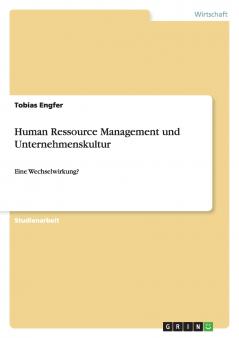 Human Ressource Management und Unternehmenskultur