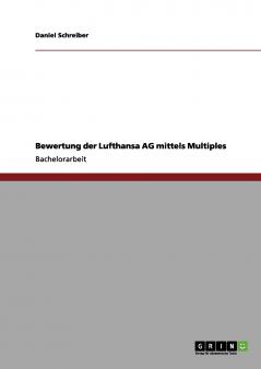 Bewertung der Lufthansa AG mittels Multiples